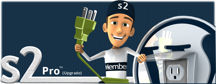 The s2Member® Pro add-on, is a paid upgrade for the s2Member® Framework plugin.